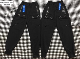 Quần baggy sạn khoá ôze -HS/T