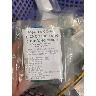 Mạch led 6 kênh 15A tự chọn hiệu ứng
