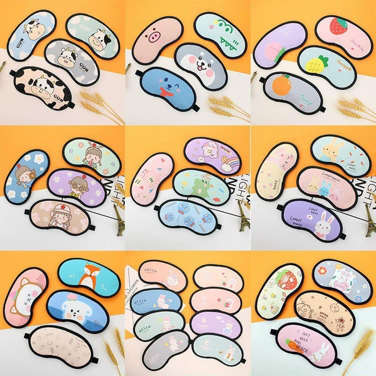 BỊT MẮT NGỦ CUTE HÀN QUỐC - TOÀN MẪU XINH , đầy đủ túi đựng dễ thương | BigBuy360 - bigbuy360.vn