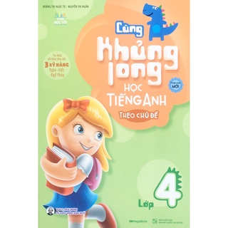 Sách - Cùng khủng long học Tiếng Anh theo chủ đề lớp 4