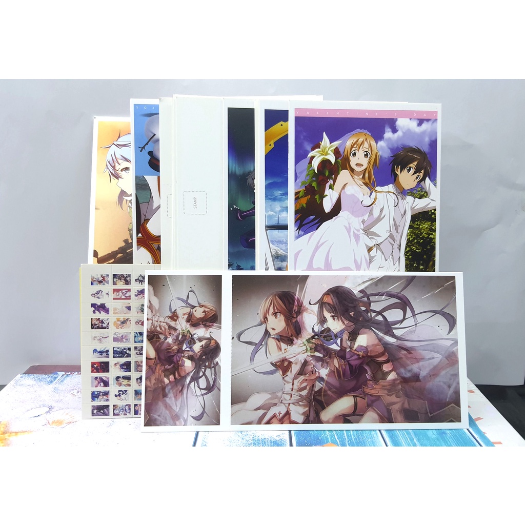 Postcard bưu thiếp anime hỗn hợp - Baystore