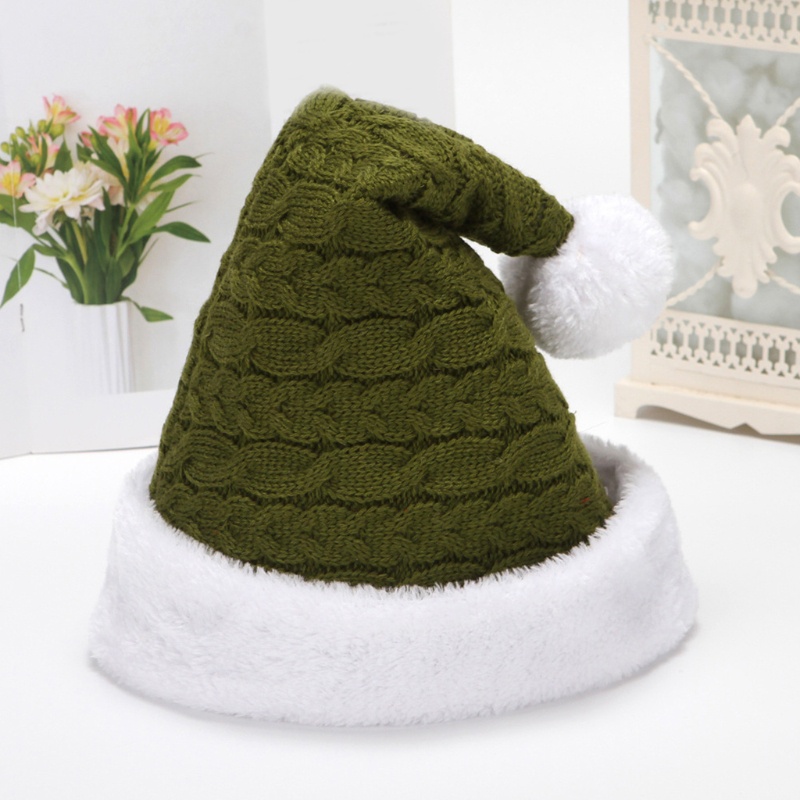 Han Mũ Dệt Kim Ông Già Noel Màu Trắng Cho Bạn Trai Bạn Gái Trượt Tuyết Ngoài Trời Mùa Đông Cưỡi Hiki