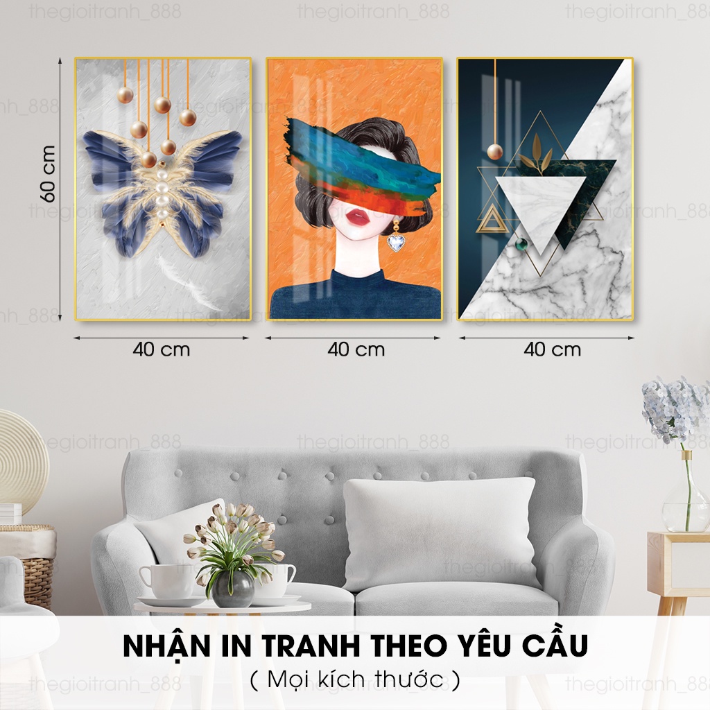 Tranh Tráng Gương, Tranh Treo Tường Phòng Khách, Phòng Ngủ, Cầu Thang chất liệu cao cấp, hình ảnh bóng đẹp | Tranh 888