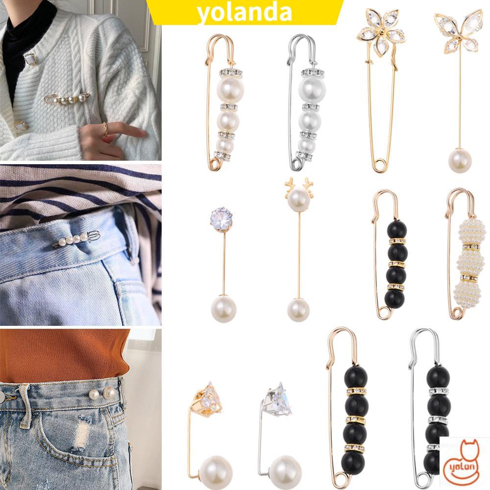 Ghim Cài Áo Đính Ngọc Trai Giả Thời Trang Dành Cho Nữ