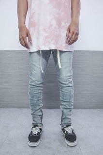 M1 stretch acid wax jeans