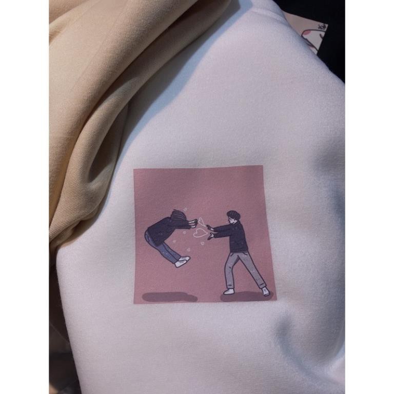[FREESHIP 50K] Áo sweater nỉ đôi bạn(ảnh thật video tự chụp)-samsam4896 | BigBuy360 - bigbuy360.vn