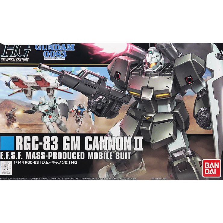 Bô lắp ráp mô hình Gundam GM cannon 2