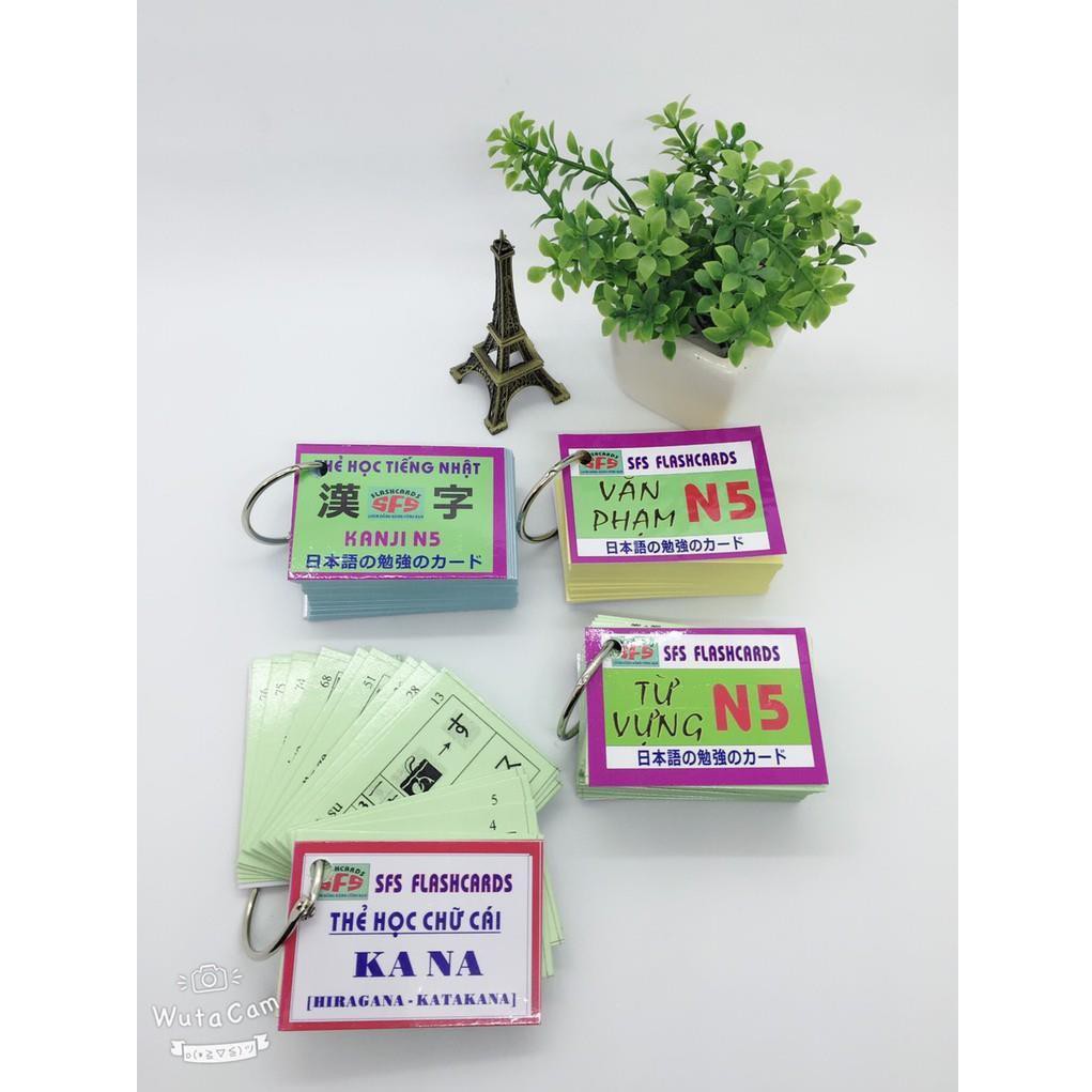 [ ĐỦ BỘ] Bộ thẻ học tiếng nhật N5_khobuon