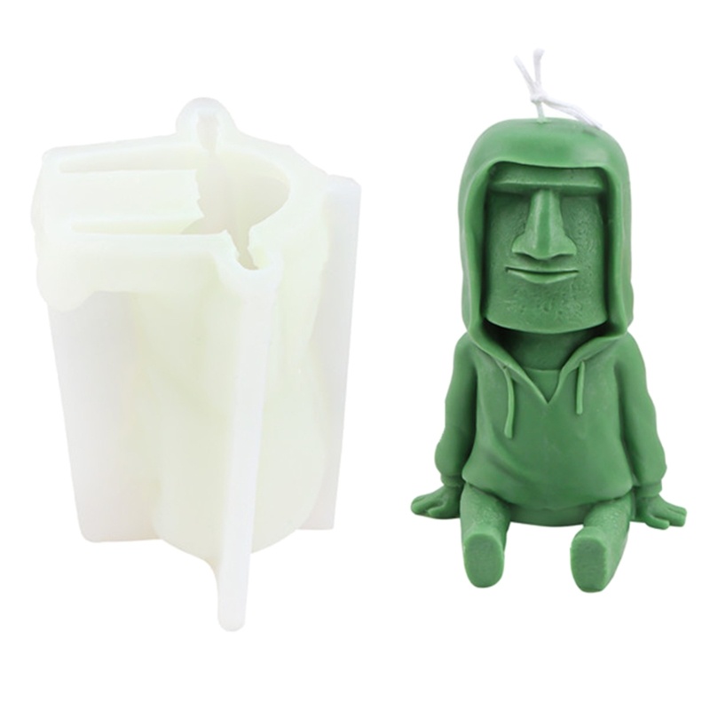 Khuôn Làm Nến Bằng Silicone Hình Super Stoneman
