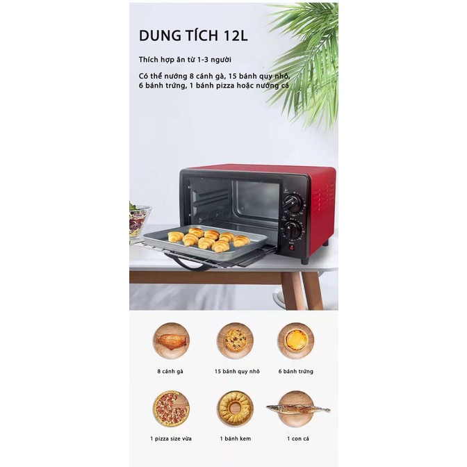 Lò Nướng Điện RULAX Dung Tích 13L-25L-32L