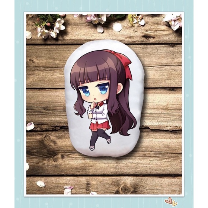 Gấu ôm Hifumi Takimoto 2 mặt ảnh