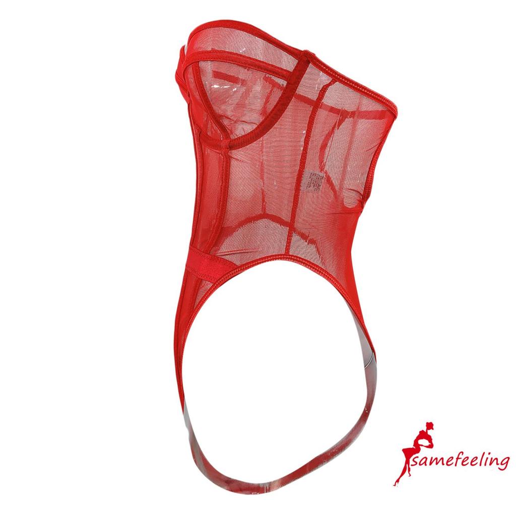 SF Women Summer Sexy Bodycon Jumpsuit Bodysuit Black Mesh Transparent Bodysuit | BigBuy360 - bigbuy360.vn