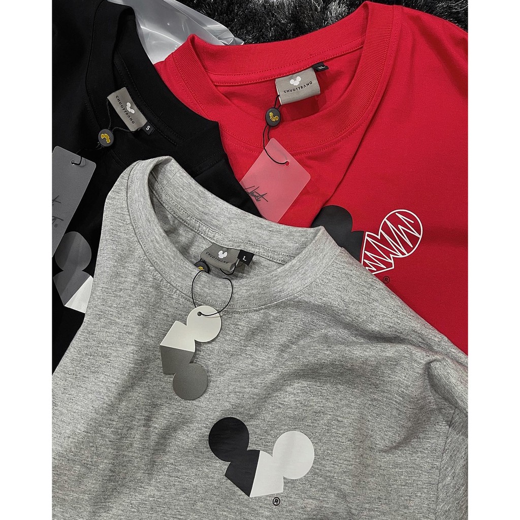 ÁO THUN BIG LOGO /xám CHUOTTRANG