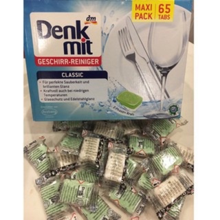 Viên rửa chén bát Denkmit 65 viên Hàng Đức