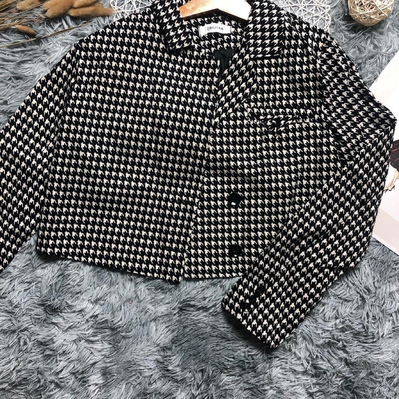Vest caro kẻ CK204