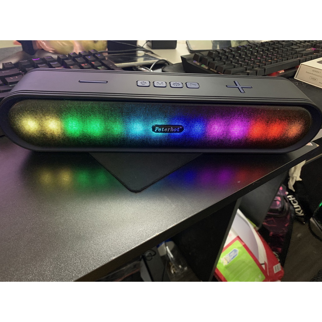 Loa bluetooth PETERHOT A6 Led RGB -bảo hành 12 tháng
