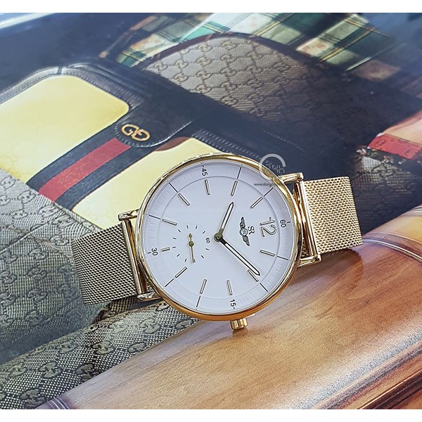 Đồng hồ nam SRWATCH SG2087.1402 mặt kính và nắp làm bằng Sapphire chống trầy chống nước bảo hành 12 tháng