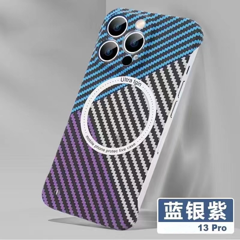 Ốp Điện Thoại PC Cứng Không Viền Dọc Kèm Móc Xỏ Ngón Nam Châm Cho compatible for iPhone 14 13 12 11 pro max 14 13 12 11