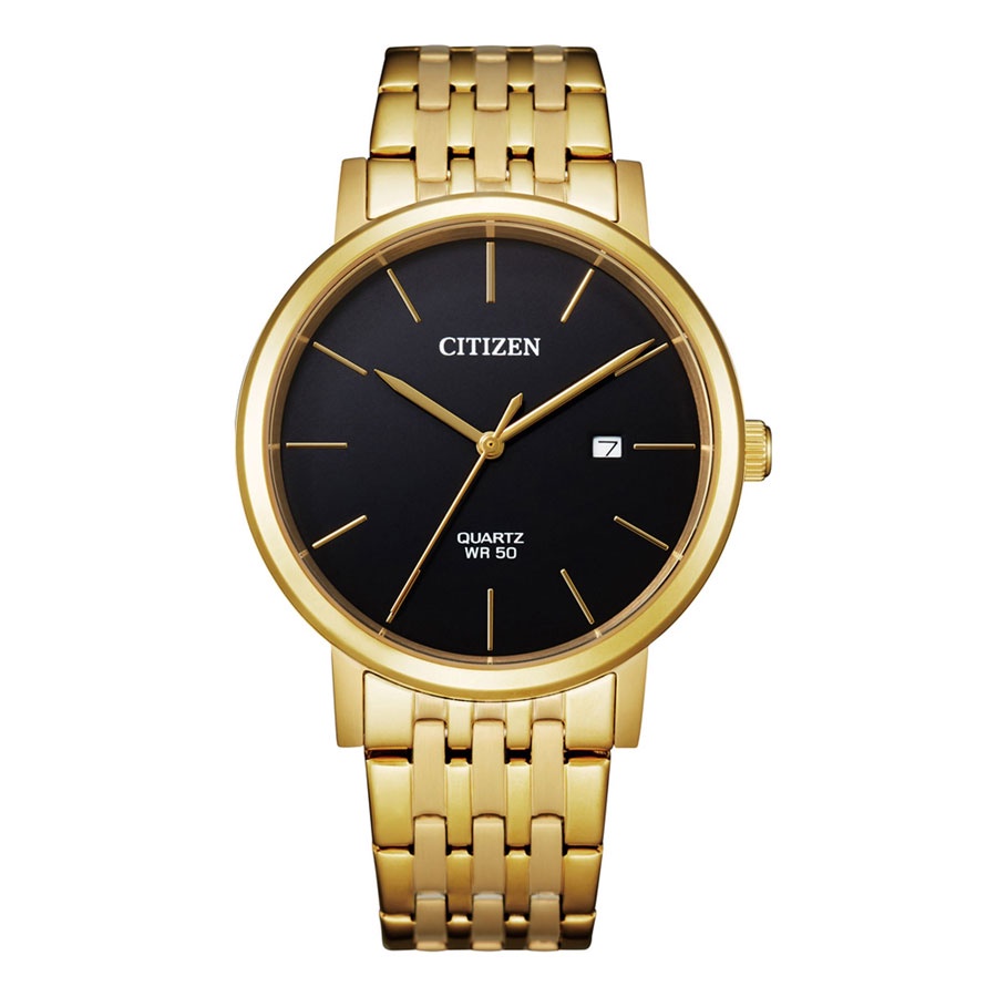 Đồng Hồ Nam Citizen Dây Thép Không Gỉ BI5072-51E - Mặt Đen