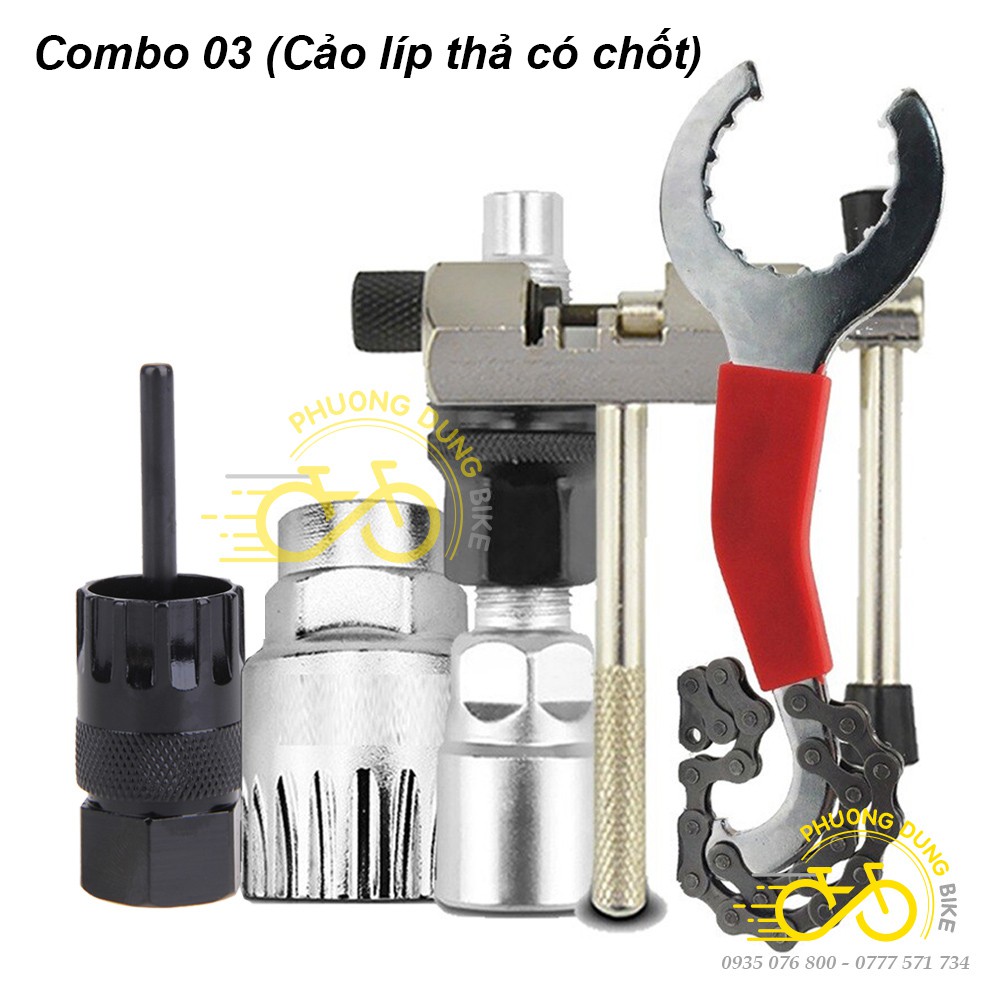 Bộ 5 món dụng cụ sửa chữa xe đạp