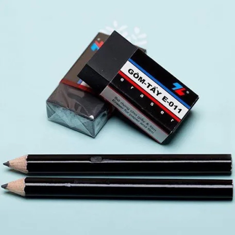 Gôm tẩy đen Thiên Long E-011 CHÍNH HÃNG