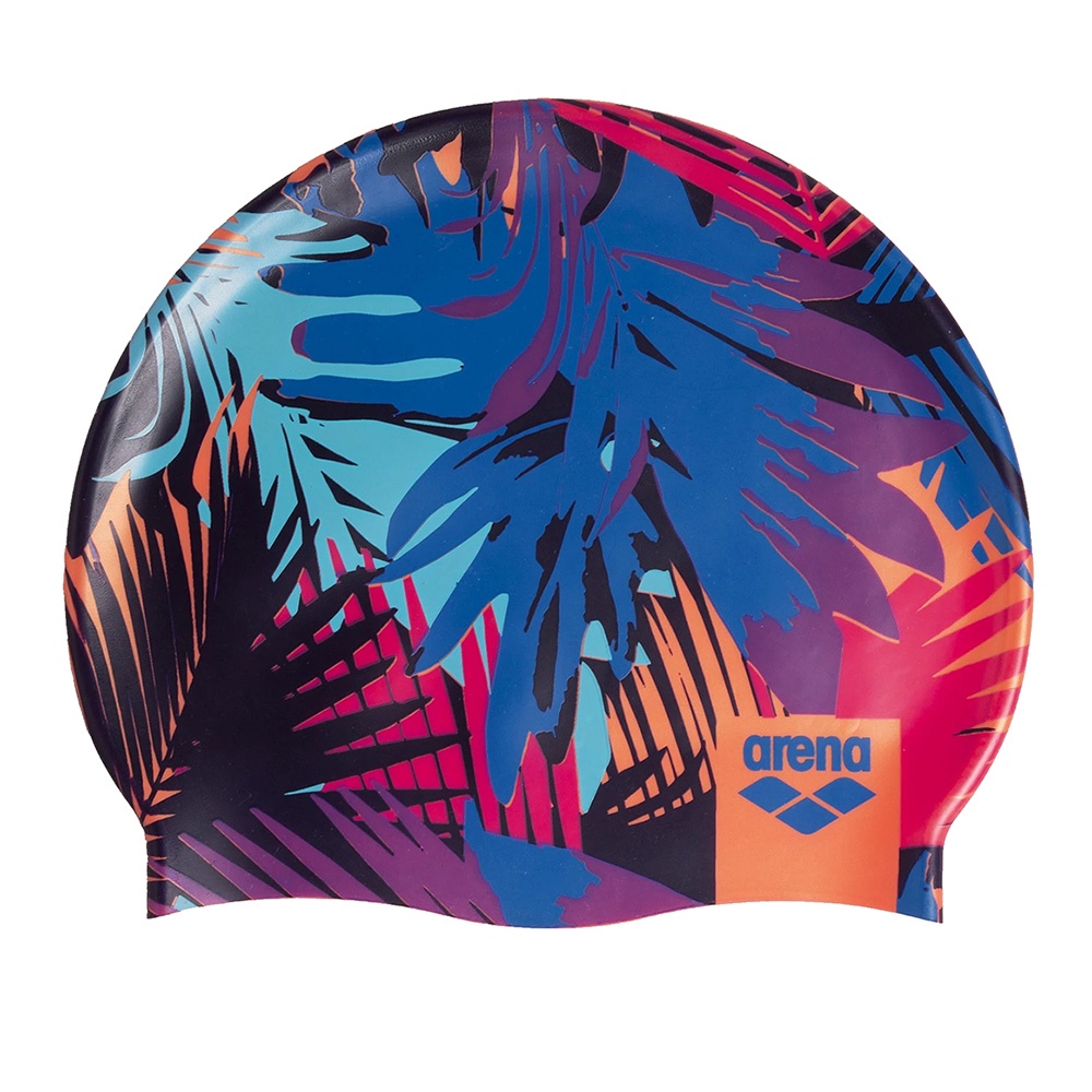 Mũ Bơi Arena Silicone Print Cap
