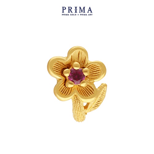 PRIMA Bông Tai Vàng 24K - BST Mono Chic - Bông Hoa Nhỏ May Mắn (1 chiếc) - 165E0863