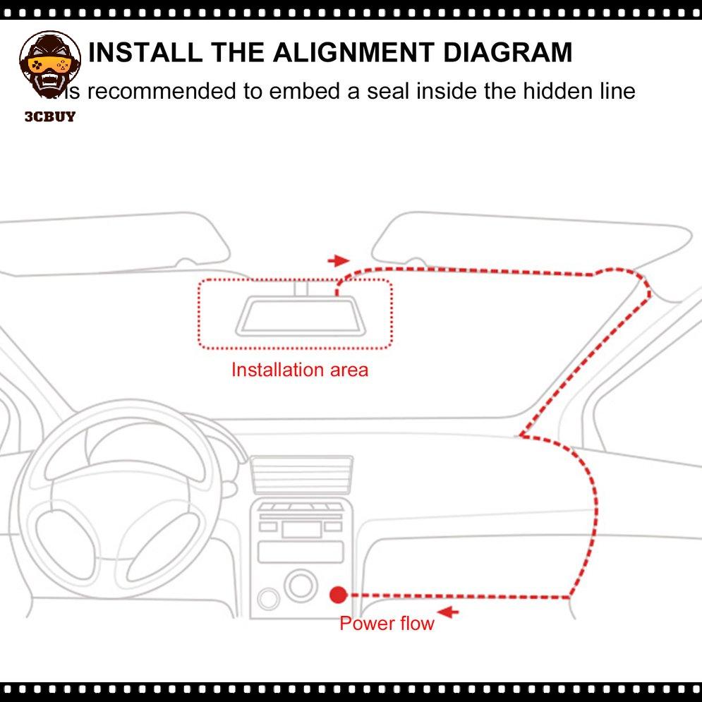 【sạc nhanh】SK-Q7 3.0inch 12MP 1080P Car DVR Driving Recorder Camcorder LED Night | BigBuy360 - bigbuy360.vn