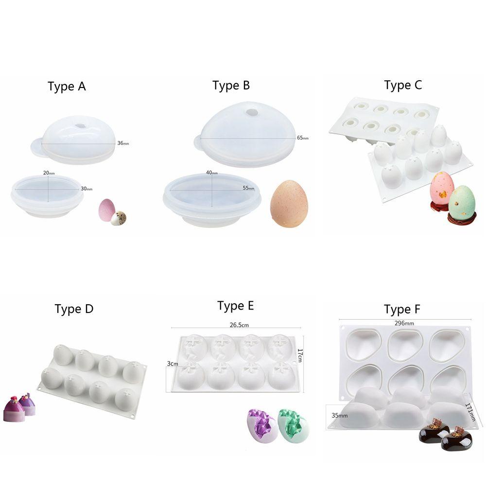 LONTIME Khuôn Làm Bánh Bằng Silicone DIY Hình Trứng Phục Sinh Dành Cho Nhà Bếp