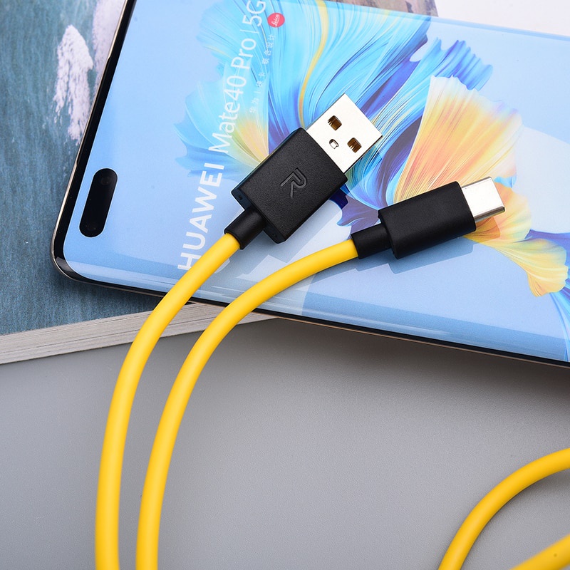 Dây Cáp Sạc Nhanh Type C Dài 1m Cho Realme | Công Nghệ Sạc Nhanh An Toàn Cho Điện Thoại | Hàng Chính Hãng