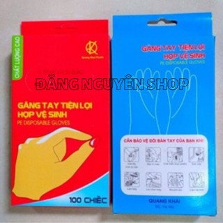 Hộp Găng Tay Nilon ( Combo 5 Hộp - Hộp 100 chiếc)