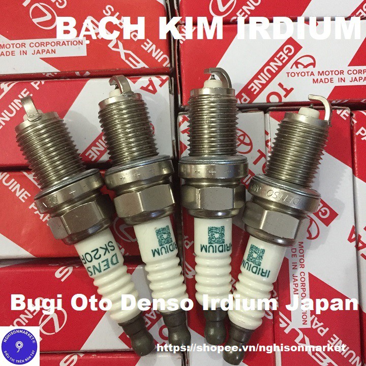 Bugi ô tô Bạch kim Irdium Denso Japan chính hãng