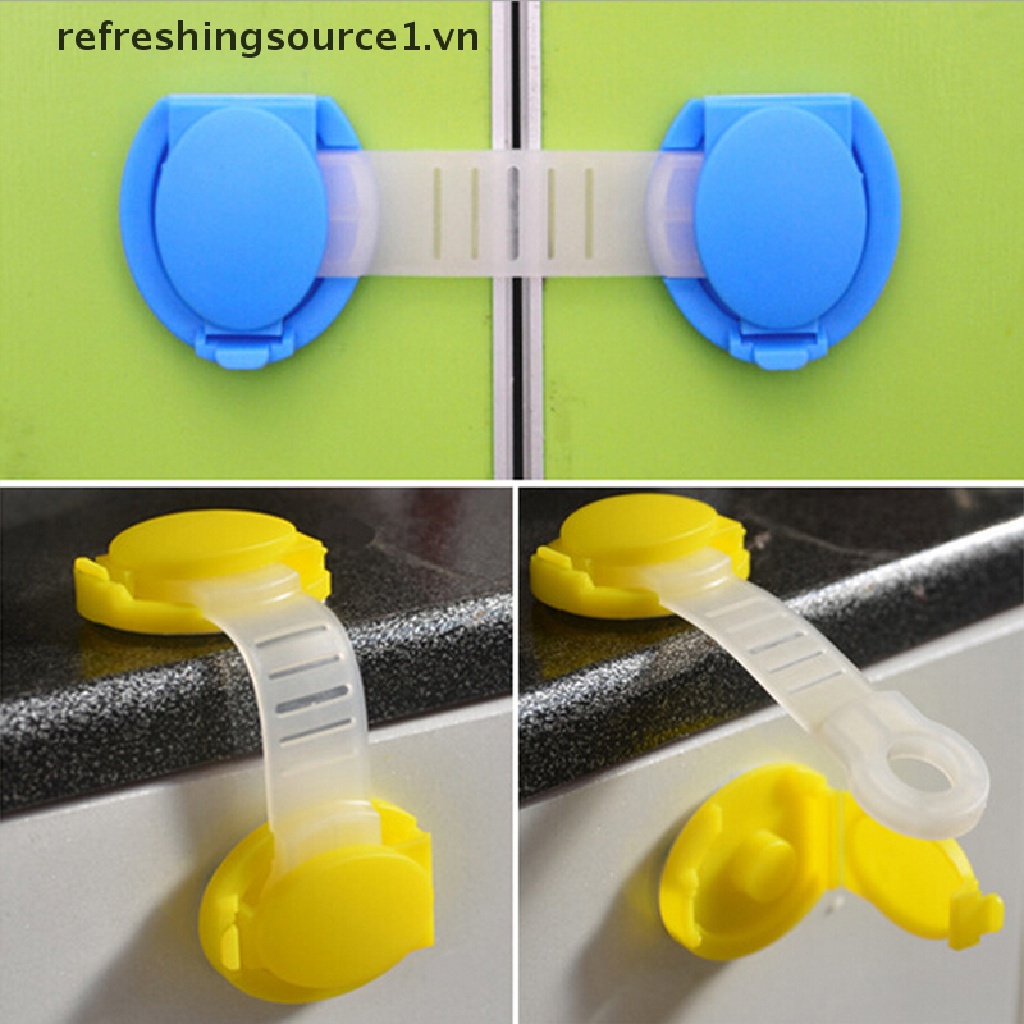 Set 2 / 5 / 10 Khóa Cửa Tủ Lạnh / Ngăn Kéo Bảo Vệ An Toàn Cho Bé Set 2 / 5 / 10 Khóa Cửa Tủ Lạnh / Ngăn Kéo Tủ Lạnh An Toàn Cho Bé 2 / 5 / 10 X Baby D