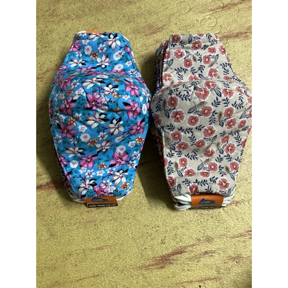 Khẩu trang 2 mặt vải dày, thoáng