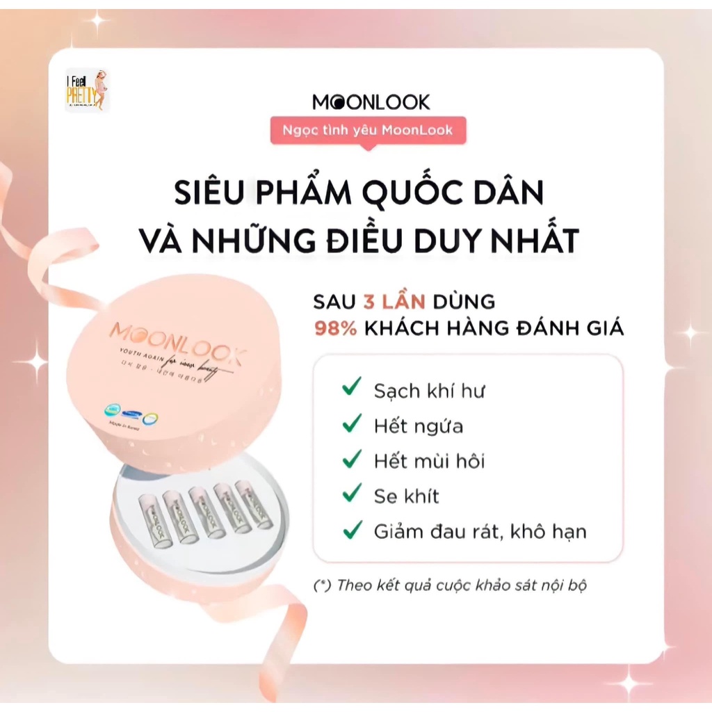 Ngọc Tình Yêu MOONLOOK - Hộp 10 Viên Mua 1 Hộp Tặng 1 Chai Collagen Cá Tuyết