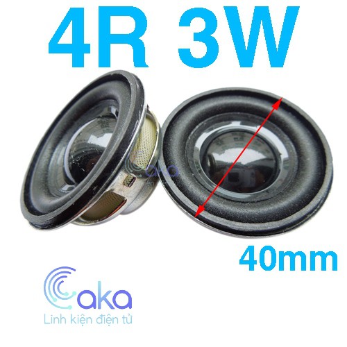 Loa 4R 3W 40mm dạng tròn