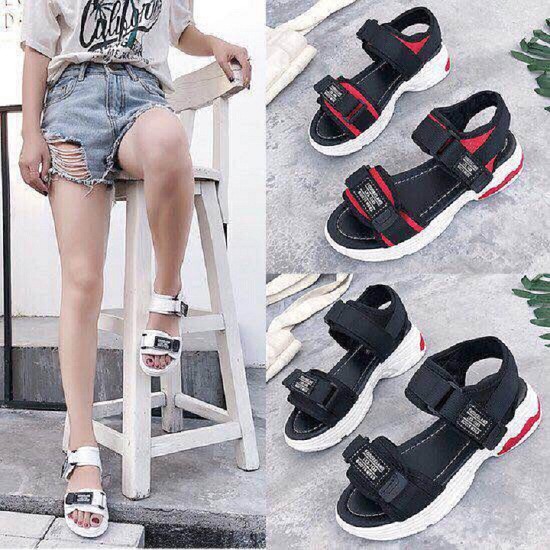 [HOT TREND] Giày sandal học sinh gót đỏ Hàn Quốc siêu đẹp đế đi êm chân