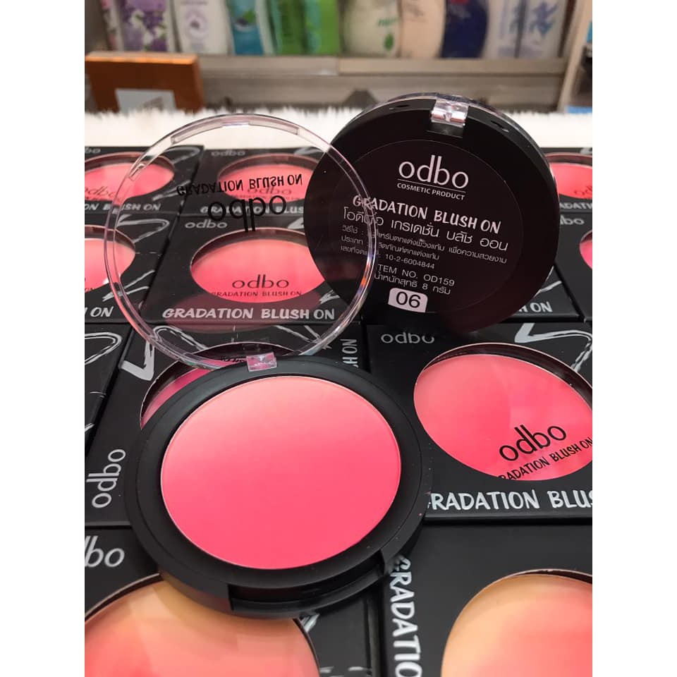 Phấn Má Hồng Phối Màu Odbo Gradation Blush On