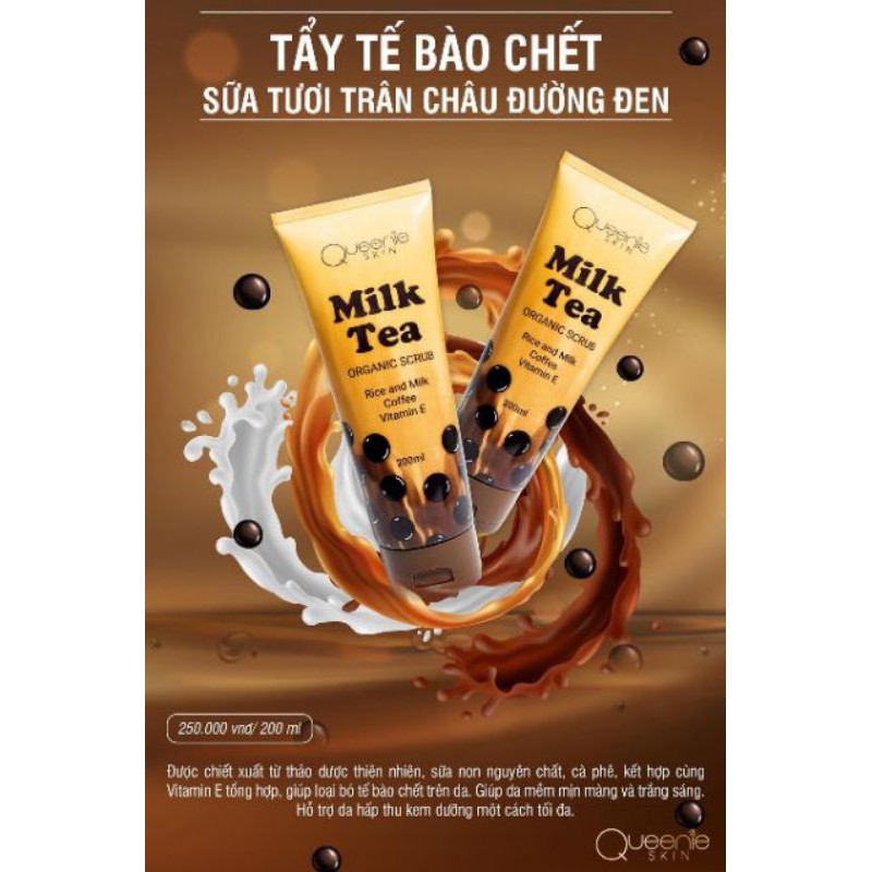 TẨY TẾ BÀO CHẾT TRÂN CHÂU ĐƯỜNG ĐEN QUEENIE SKIN