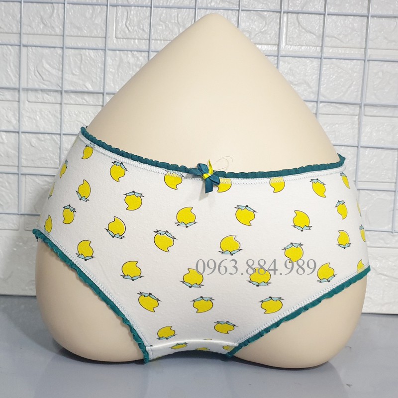 Quần lót nữ QN.06 chất cotton nhiều màu in hình ngộ nghĩnh cho chị em