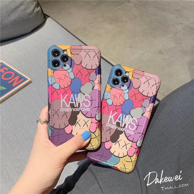 Ốp Onion kaws nhiều màu chất dẻo mịn Hàn Quốc iPhone Xr 7 8 7 Plus 8 Plus X Xs Xr XsMax iPhone 11 11 Pro 11 Promax