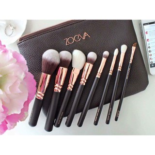 Set Cọ Trang Điểm Zoeva 8 Cây Lông Mịn, Bám Phấn, Dụng Cụ Makeup Cá Nhân Tiện Dụng,Vừa Tay Dễ Sử Dụng, Đầy Đủ Chức Năng
