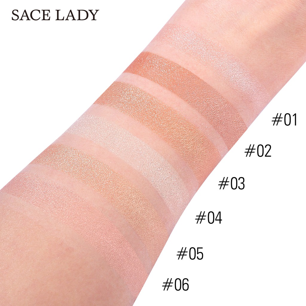 Phấn Bắt Sáng SACE LADY 6 Màu Thời Thượng Tuỳ Chọn 6g | BigBuy360 - bigbuy360.vn