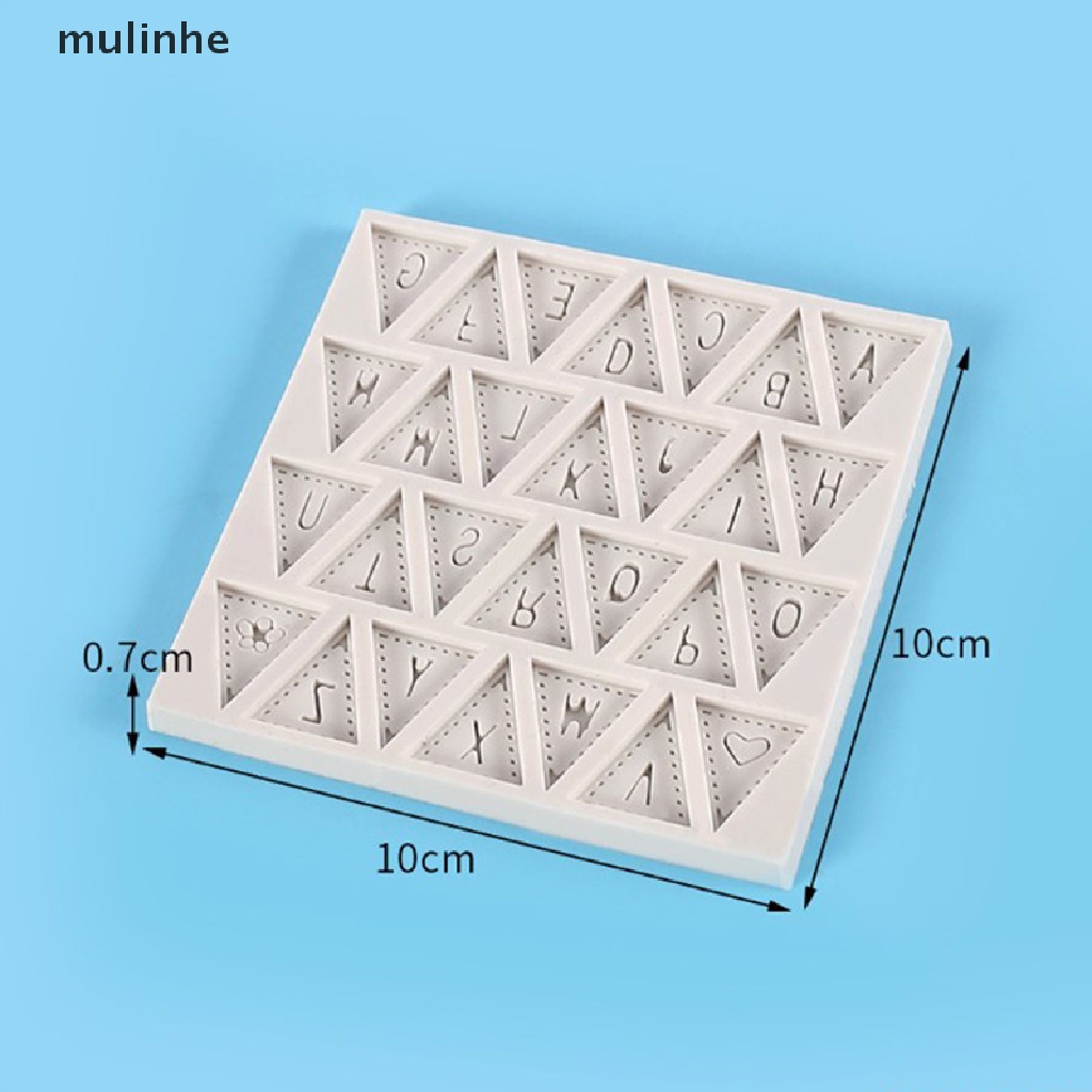 Khuôn Silicone Làm Bánh &amp; Socola Hình 26 Chữ Cái Tiếng Anh