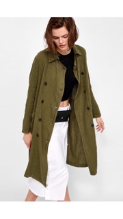 Áo khoác linen Zara