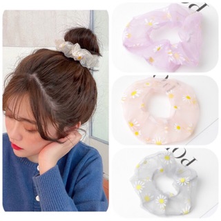 Scrunchies hoa cúc trend 2020