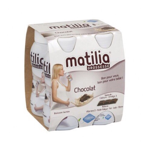 1 LỐC SỮA BẦU MATILIA CHAI 200ml