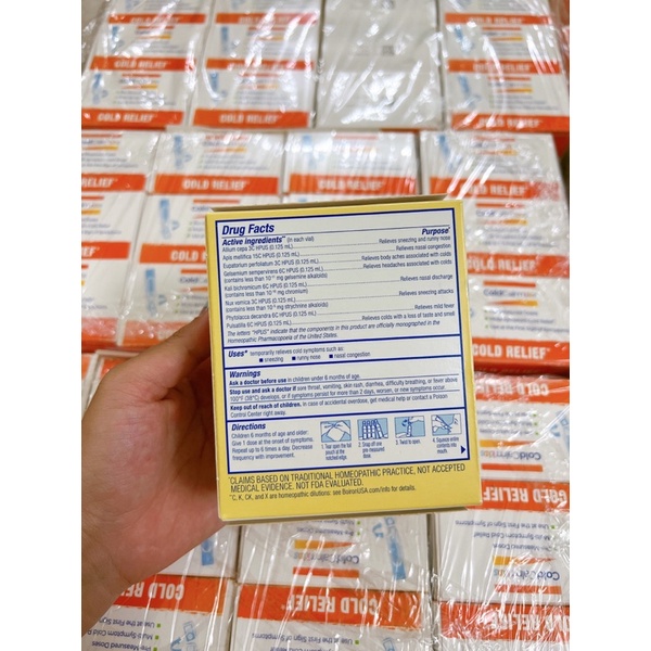 Coldcalm 30 tép sổ mũi cho bé từ 6tháng trở lên