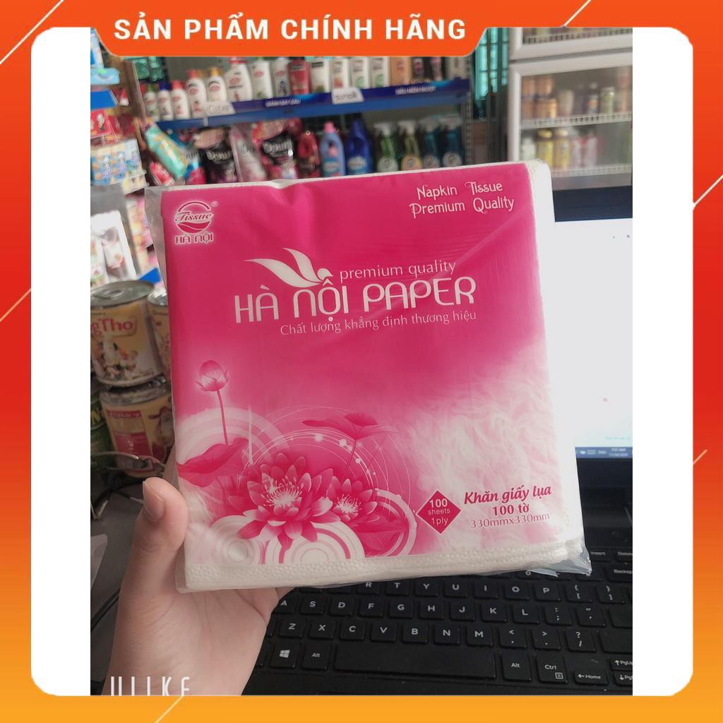 Giấy Ăn Hà Nội Paper 1 Lớp (100 Tờ)