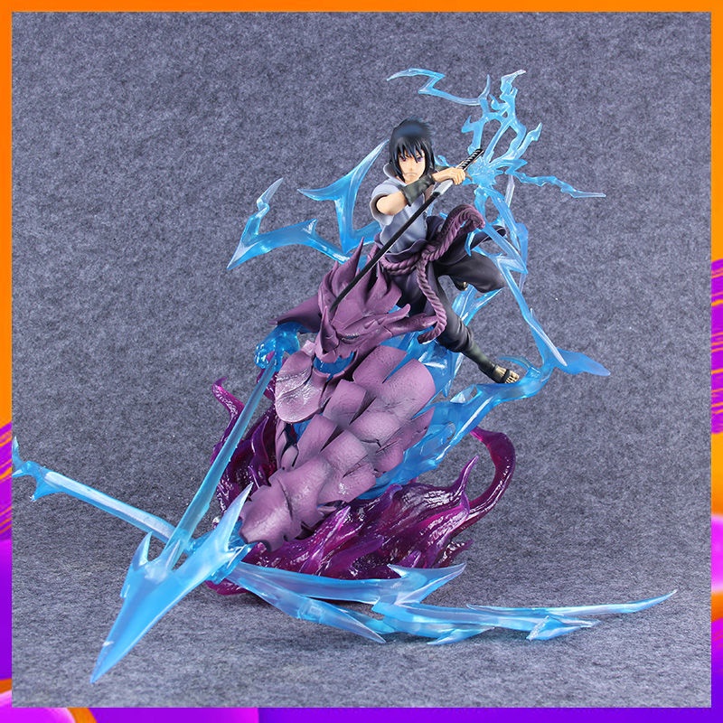 Naruto GK Điểm kỳ dị Sasuke Uchi Sasuke Hasu Sako Bức tượng được chiếu sáng Mô hình trang trí Hình anime